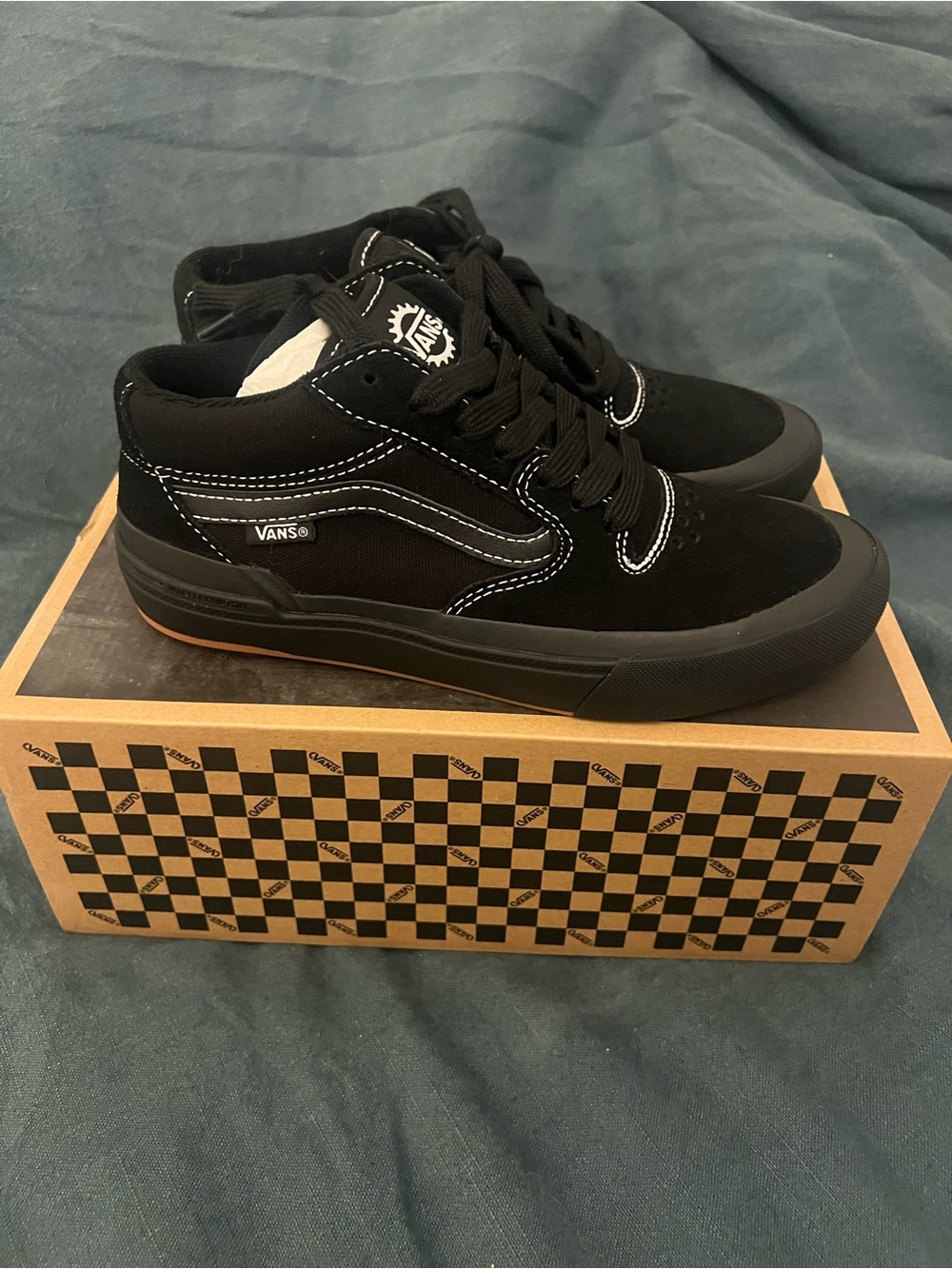 Vans Black Mid-Top BMX style 114 Sneakers